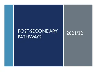 Navigating Post-Secondary Pathways and Graduation Plans 2021/22