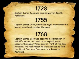Exploration and Colonization of Australia Through James Cook's Voyages
