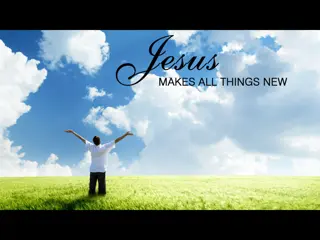 New Creations in Christ: Transformation and Renewal Scriptures