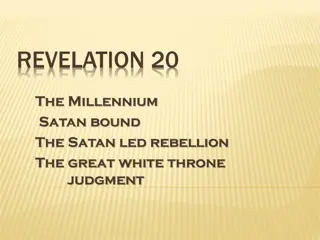 Revelation 20: The Binding of Satan and the Great White Throne Judgment