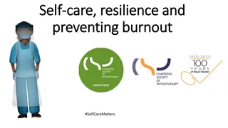 Tips and Strategies for Self-Care, Resilience, and Preventing Burnout