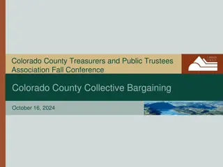 Understanding Colorado County Collective Bargaining: Overview & Process