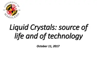 The Fascinating World of Liquid Crystals