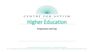 Supporting Students with Autism in Higher Education: Challenges and Strategies