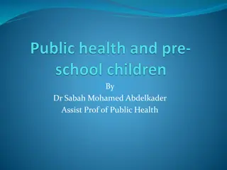 Child Public Health: Promoting Well-being and Equity in Early Childhood