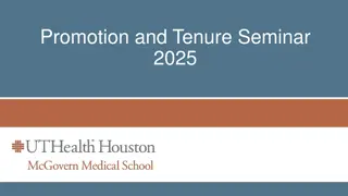 Pathways to Promotion and Tenure in Academic Faculty Affairs