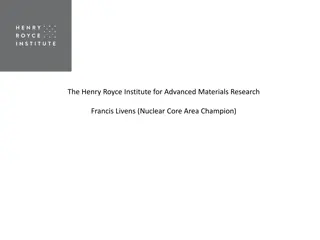 Royce Institute for Advanced Materials Research Overview