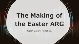 Crafting an Alternate Reality Game Journey: The Easter ARG Adventure