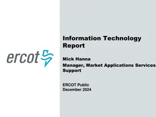 Market IT Systems Performance and Incident Reporting Highlights