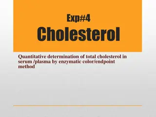 Quantitative Determination of Total Cholesterol in Serum/Plasma