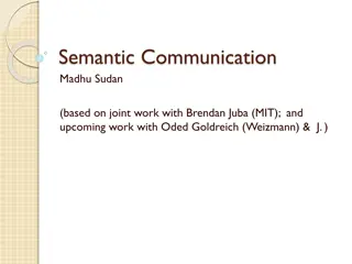 Understanding Semantic Communication and Meaning in Information Theory