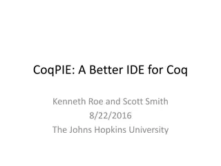 CoqPIE: A Better IDE for Coq Proof Development