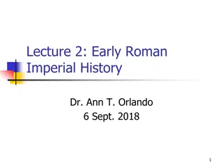 Early Roman Imperial History: Augustine of Hippo and Political Context