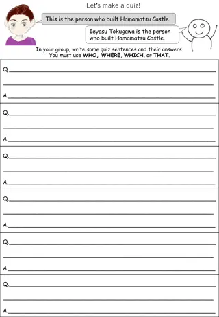 Fun Quiz Questions with Answers for Group Activity