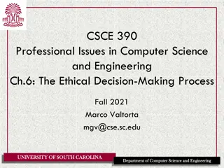 Ethical Decision-Making Process in Computer Science and Engineering Ch.6