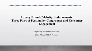 Luxury Brand Celebrity Endorsements: Personality Congruence and Consumer Engagement