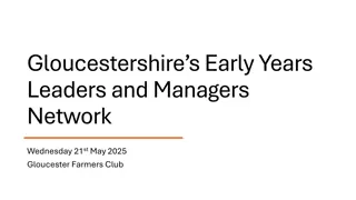 Gloucestershire Early Years Leaders Network Updates May 2025