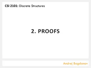 Discrete Structures 2: Proofs and Theorems for Mathematical Reasoning