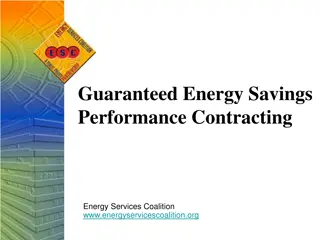 Guaranteed Energy Savings Performance Contracting Overview