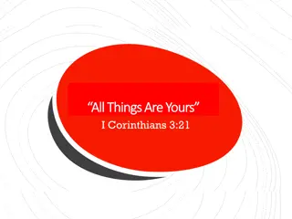 Discover the Wisdom and Abundance in I Corinthians 3:21