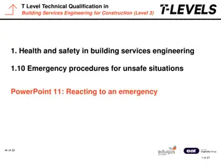 Emergency Procedures in Building Services Engineering