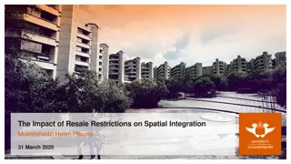 Impact of Resale Restrictions on Spatial Integration in Housing Policies