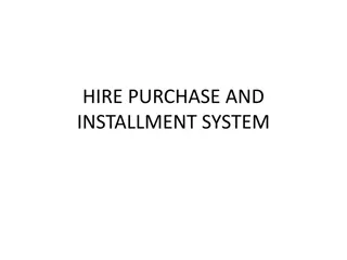 Understanding Hire Purchase and Installment System
