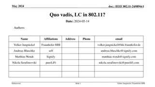 Evolution of Integrated Light Communication in IEEE 802.11 Network Standards