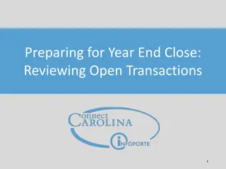 Year-End Close: Reviewing Open Transactions and Preparing for Fiscal Closing