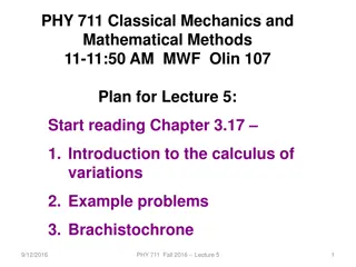 Understanding Calculus of Variations in Lagrangian Dynamics