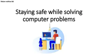 Safe Practices for Computer Maintenance