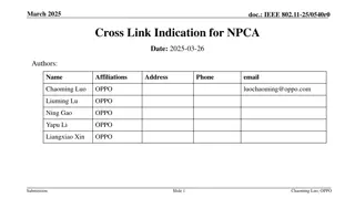 IEEE 802.11-25/0540r0 Cross-Link Indication for NPCA Proposal