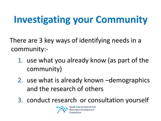 Effective Ways to Identify Community Needs and Demographics