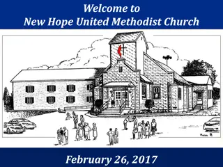 New Hope United Methodist Church Schedule and Events - February 26, 2017