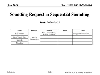 Sequential Sounding Scheme for IEEE 802.11-20 Standard