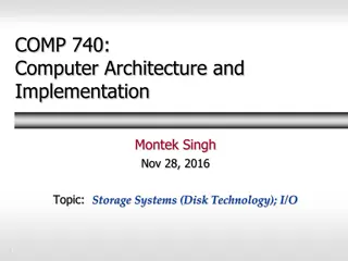 Understanding Disk Technology and Storage Systems for Computer Architecture Implementation