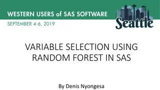 Mastering Variable Selection with Random Forest in SAS