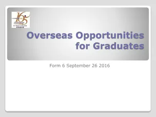Guide to Applying for Overseas Opportunities for Graduates