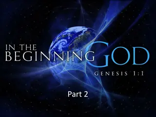 Understanding God's Relationship with Dimensions of Nature Through Scripture