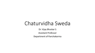 Chaturvidha Sweda: Understanding the 4 Types of Classification as per Ayurveda