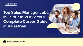 Top Sales Manager Jobs in Jaipur in 2025 Your Complete Career Guide in Rajasthan