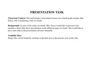 Creating a Cloud Types Presentation for Fourth Grade Classroom