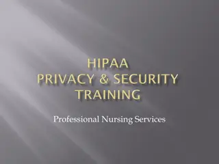 Professional Nursing Services Privacy and Security Training
