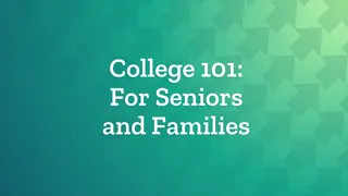 College Planning Guide for Seniors and Families