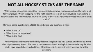 Choosing the Right Hockey Stick: Factors to Consider