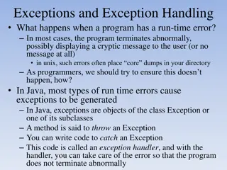 Understanding Exception Handling in Java Programming