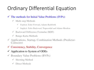 Differential Equation Methods and Stability Analysis