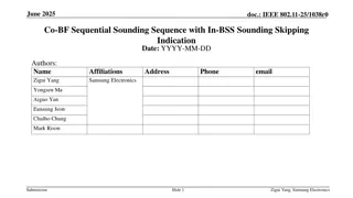 Sequential Sounding Improvement in IEEE 802.11 Networks