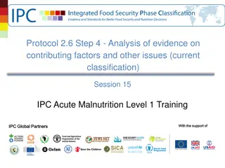 Effective Analysis of Contributing Factors in Acute Malnutrition