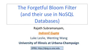 Forgetful Bloom Filter and Its Usage in NoSQL Databases